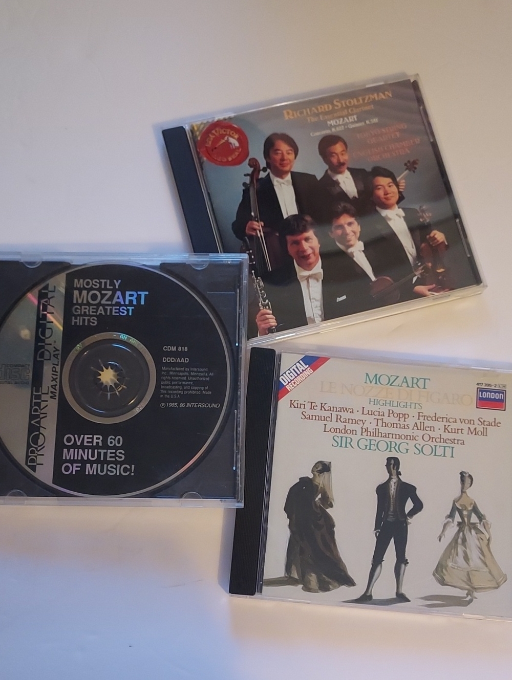 Classical Music Mozart CD Bundle Set Of 3 CDs